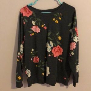 Old navy flower sweatshirt